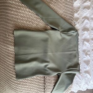 Sleek Green Long Sleeve Top